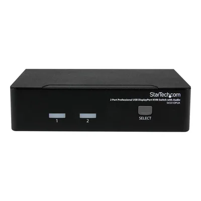 CONMUTADOR SWITCH PROFESIONAL 2 PUERTOS KVM DISPLAYPORT USB