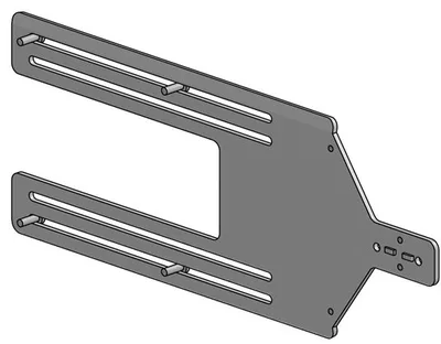KIOSK STRAIGHT BRACKET PORTRAIT 22IN TO 15IN