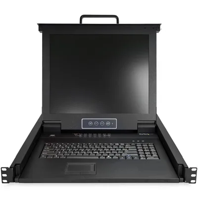 Consola kvm startech de montaje en rack de servidores 17 pulgadas 16 puertos