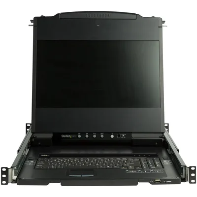 Consola kvm startech de montaje en rack de servidores 17 pulgadas
