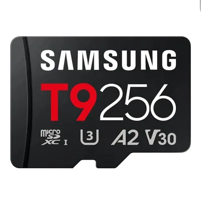 Tarjeta memoria micro sd samsung 256gb sdxc t9 clase10 u3 v30 a2