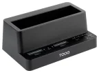 TooQ Docking Station USB-C 3.2 Gen 2 Dos Bahías para SSD M.2 NVMe + Bahía para 2,5"- 3,5" para HDD + Clonador, Negro